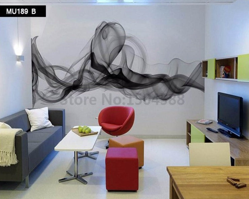 3D Wallpaper Abstract Smoke Art Marble